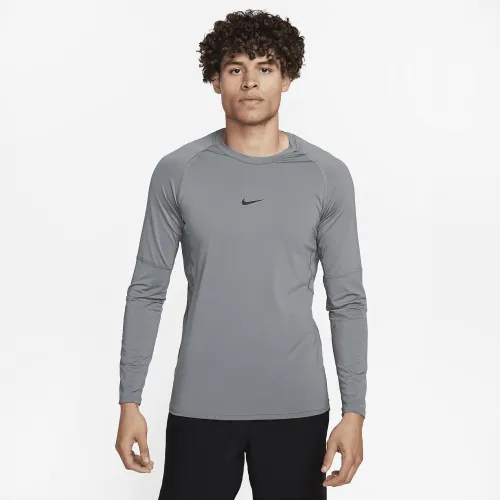 Nike Pro чоловічі Dri-FIT Slim Long-Sleeve Fitness Top колір сірий