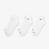 Nike Everyday Plus Cushioned тренировочные Ankle носки (3 пары) многоцветный