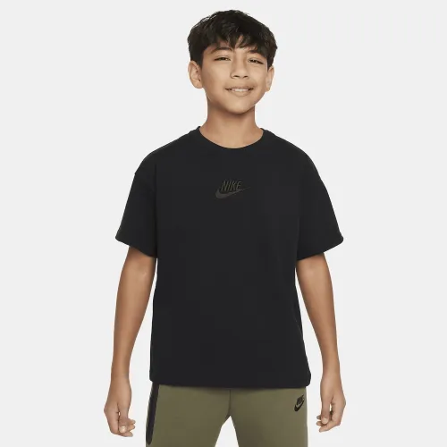 Nike Sportswear Big детские футболка цвет черный