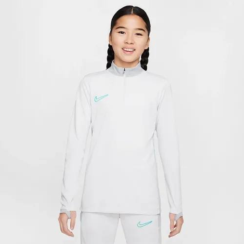 Nike Academy Big детские Dri-FIT Long-Sleeve 1/4-Zip Soccer Drill Top цвет серый