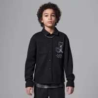 Nike Jordan Court of Legends Big детские Long Sleeve Knit Top цвет черный