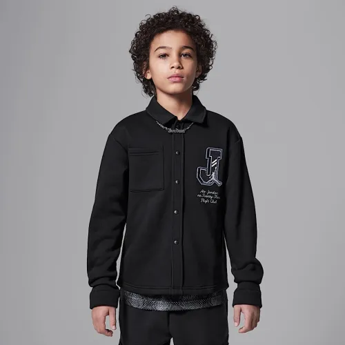 Nike Jordan Court of Legends Big детские Long Sleeve Knit Top цвет черный