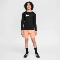 Nike Dri-FIT Challenger Big детские (для мальчиков) тренировочные шорты Orange