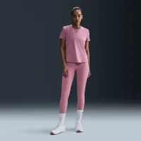 Nike One Classic жіноча Dri-FIT Short-Sleeve Top Pink
