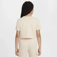Nike Sportswear Big дитячі (Girls') Cropped футболка колір коричневий