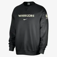 Golden State Warriors Standard Issue мужские Nike Dri-FIT NBA Crew-Neck свитшот цвет черный