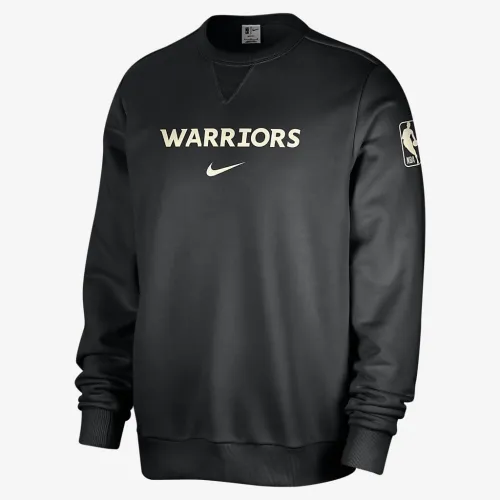 Golden State Warriors Standard Issue чоловічі Nike Dri-FIT NBA Crew-Neck світшот колір чорний