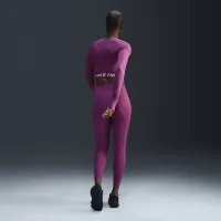 Nike Universa жіноча Medium-Support З високою талією 7/8 лосіни з кишенямиколір фіолетовий