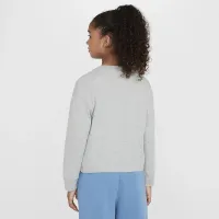 Nike Sportswear Essential Big дитячі (Girls') Long-Sleeve футболка колір сірий