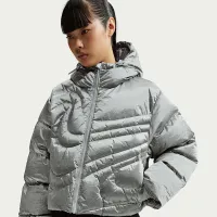 Nike Sportswear Swoosh Series жіноча Therma-FIT оверсайз Down Puffer Куртка колір сірий