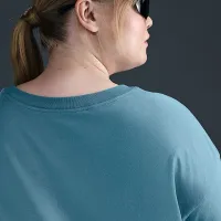 Nike Sportswear Essential женская футболка (большие размеры) синий