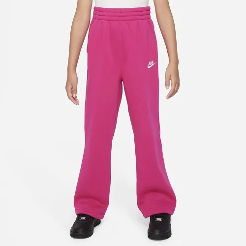 Nike Sportswear Club Fleece Big дитячі (Girls') Wide-Leg Pants Pink