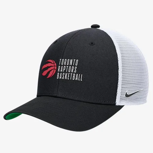 Toronto Raptors 2024/25 Rise Icon Edition Nike NBA Trucker Cap цвет черный