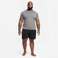 Nike Swim чоловічі Short-Sleeve Hydroguard (Extended Size) колір чорний