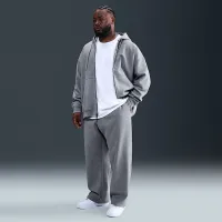 Nike Solo Swoosh чоловічі Fleece Open-Hem Pants колір сірий