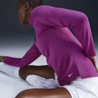Nike Therma-FIT One женская Long-Sleeve 1/2-Zip Top цвет фиолетовый