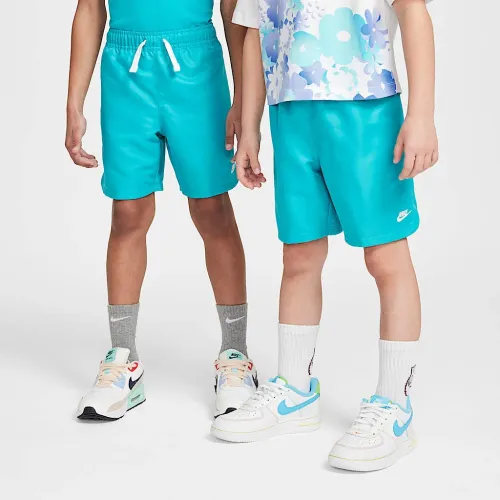 Nike Little детские Woven шорты цвет зеленый