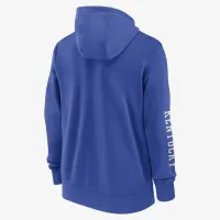 Kentucky Wildcats Sideline Team Issue чоловічі Nike College Full-Zip Толстовка з капюшоном блакитний