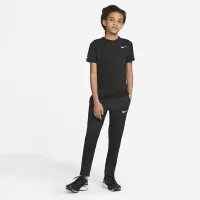 Nike Dri-FIT Miler Big детские (для мальчиков) тренировочные Top цвет черный