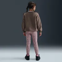 Nike Wild Warmth Little детские Crew Top and лосины набор Pink