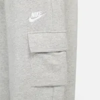 Nike Sportswear Club Fleece жіноча Mid-Rise оверсайз Cargo Sweatpants колір сірий