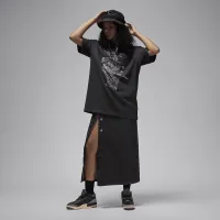 Nike Jordan жіноча оверсайз Graphic футболка колір чорний