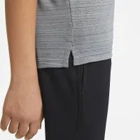Nike Dri-FIT Miler Big детские (для мальчиков) тренировочные Top цвет серый