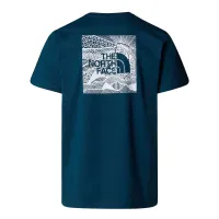 Футболка The North Face колір червонийbox Celebration 0A87NV1NO1 - Синя