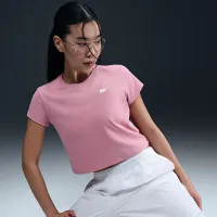 Nike Sportswear Club женская Short-Sleeve Cropped Graphic футболка Pink