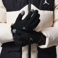 Nike Jordan Essentials Big детские 2-Piece Beanie набор цвет черный