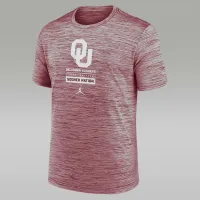Oklahoma Sooners Campus Center Block Velocity чоловічі Nike Dri-FIT College футболка колір червоний
