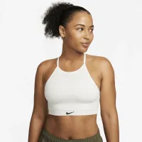 Nike Indy Seamless Ribbed женская Light-Support Non-Padded Sports Bra цвет белый
