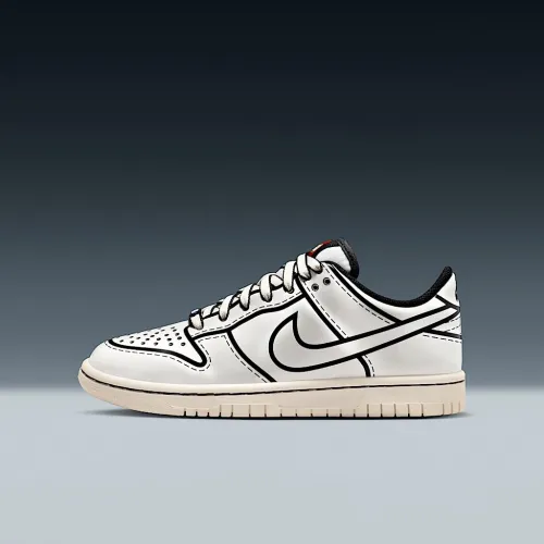 Nike Dunk Low x LEGO® Collection Big детские Кроссовки цвет белый
