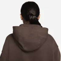 Nike Sportswear Phoenix Fleece женская оверсайз Pullover Толстовка с капюшоном цвет коричневый
