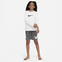 Nike Swim Big дитячі (для хлопчиків) Long-Sleeve Hydroguard колір білий