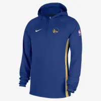 Golden State Warriors Zoned мужские Nike Dri-FIT NBA 1/4-Zip Толстовка с капюшоном синий