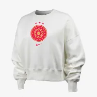 Portland Thorns FC Phoenix Fleece женская Nike NWSL Crew-Neck свитшот цвет белый