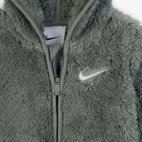 Nike Hooded Sherpa Coverall Baby Coverall цвет зеленый