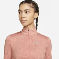 Nike Element Women's 1/2-Zip Running Top Orange