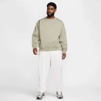 Nike Solo Swoosh мужские Fleece Crew цвет зеленый