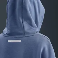 Nike Sportswear Phoenix Fleece женская оверсайз Pullover Толстовка с капюшоном синий