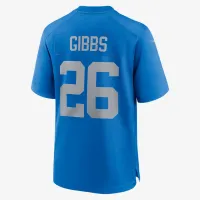 Jahmyr Gibbs Detroit Lions чоловічі Nike NFL Game Football Jersey блакитний