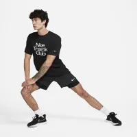 Nike Track Club чоловічі Dri-FIT Short-Sleeve Running Top колір чорний