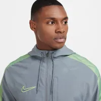 Nike Academy чоловічі Water-Repellent Hooded Soccer Куртка колір сірий
