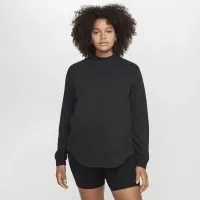 Nike (M) One женская Reversible French Terry Pullover Top (Maternity) цвет черный