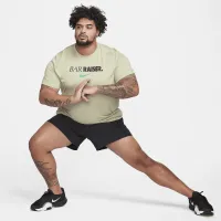 Nike Dri-FIT мужские Fitness футболка цвет зеленый