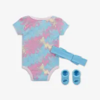 Nike Digi Dye 3-Piece Bodysuit Box комплект Baby Bodysuit комплект блакитний