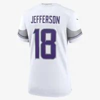 Justin Jefferson Minnesota Vikings женская Nike NFL Game Football Jersey цвет белый