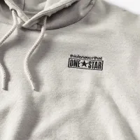 Nike Converse x thisisneverthat Washed Толстовка з капюшоном колір сірий