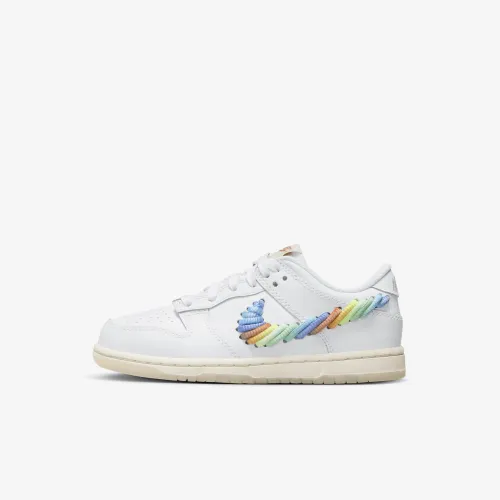 Nike Dunk Low SE Little дитячі Кросівки колір білий